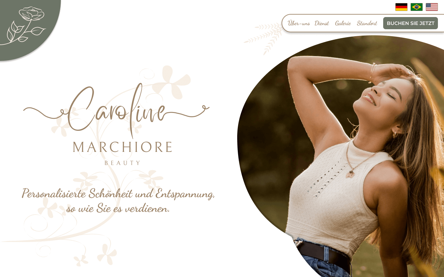 Caroline Marchiore Beaty Imagem de uma previa do site